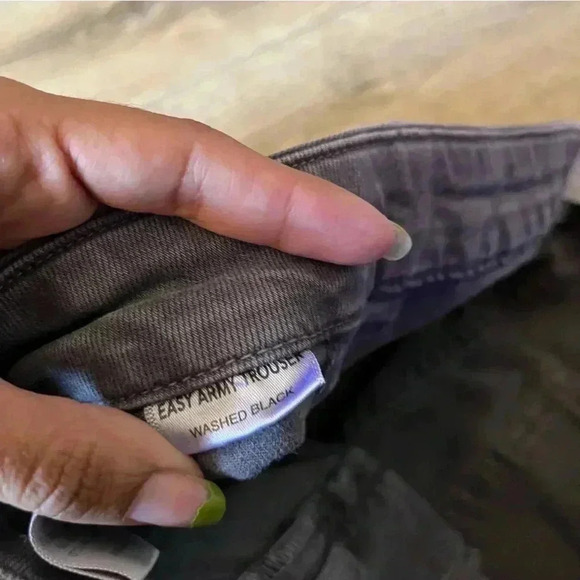 Amo east army trouser washed grey pants Sz 25 cargos - Picture 4 of 6